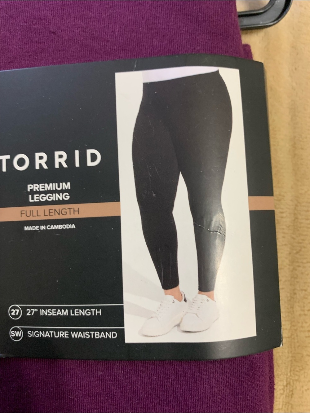 torrid Plum Purple Full-Length Kids Leggings